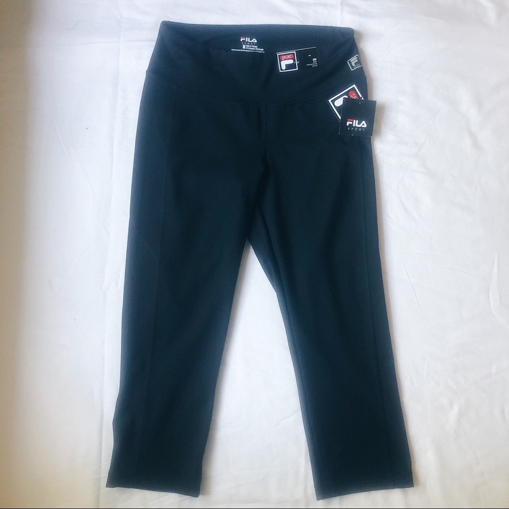 FILA Sport Black Workout Leggings Size M NWT